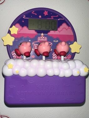 Kirby 30th Anniversary Digital alarm clock